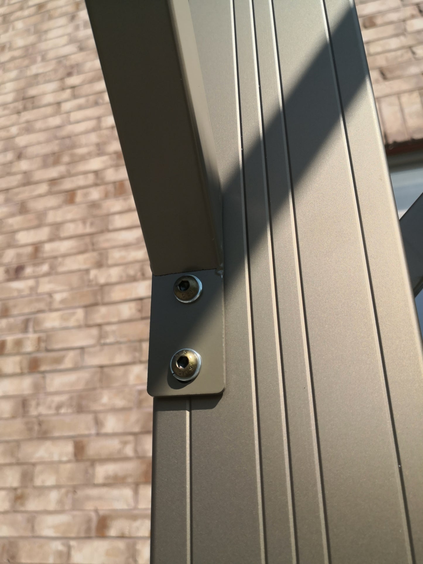 10x10 Feet Patio Hardtop Gazebo with Galvanized Steel Roof