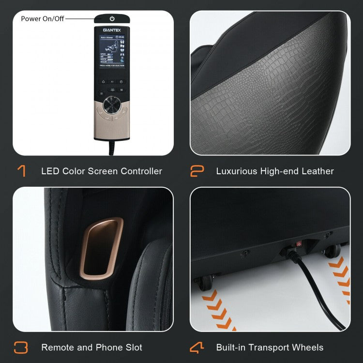 W210WL - OPEN BOX - Full Body Zero Gravity Massage Chair with SL Track Heat