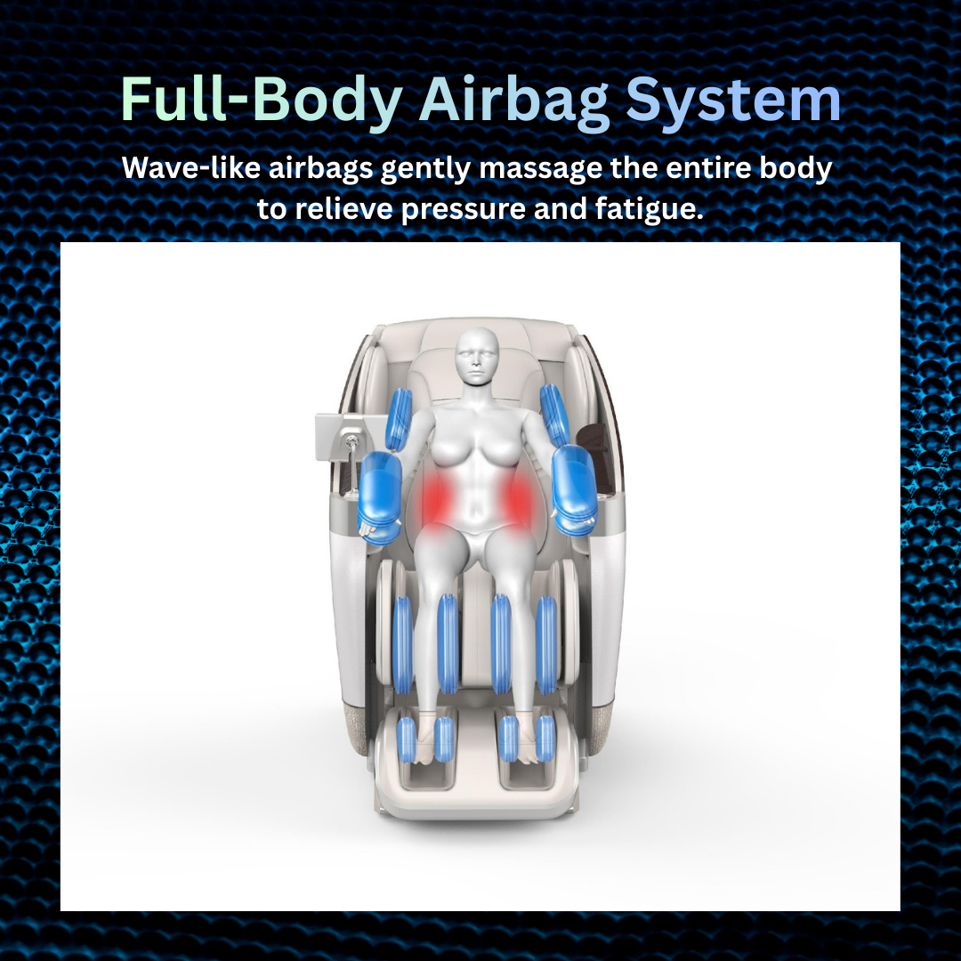 *PRE-ORDER* A3810: The 4D Pro Performance AI Zero Gravity Heated Full Body Massage Chair with Extended SL Track