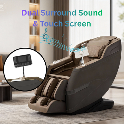 WA329: Multi-Dimensional Comfort Massage Chair Full Body Zero Gravity Massage Recliner with Airbags and Foot Rollers
