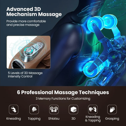 W330WL 3D SL Track Full Body Massage Chair Zero Gravity Electric Massage Recliner