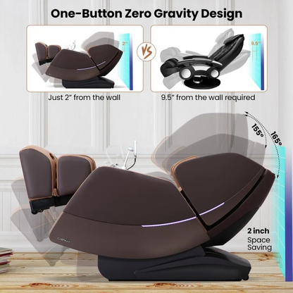 W330WL 3D SL Track Full Body Massage Chair Zero Gravity Electric Massage Recliner