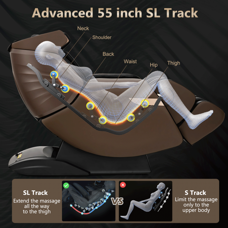 Therapy 21 - 3D SL-Track Electric Full Body Zero Gravity Shiatsu Massage Chair