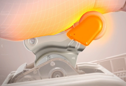 YA122U 5D Sonic Wave SL Track Full Body Zero Gravity Massage Chair with Blind Spot Monitoring