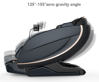 YA122U 5D Sonic Wave SL Track Full Body Zero Gravity Massage Chair with Blind Spot Monitoring