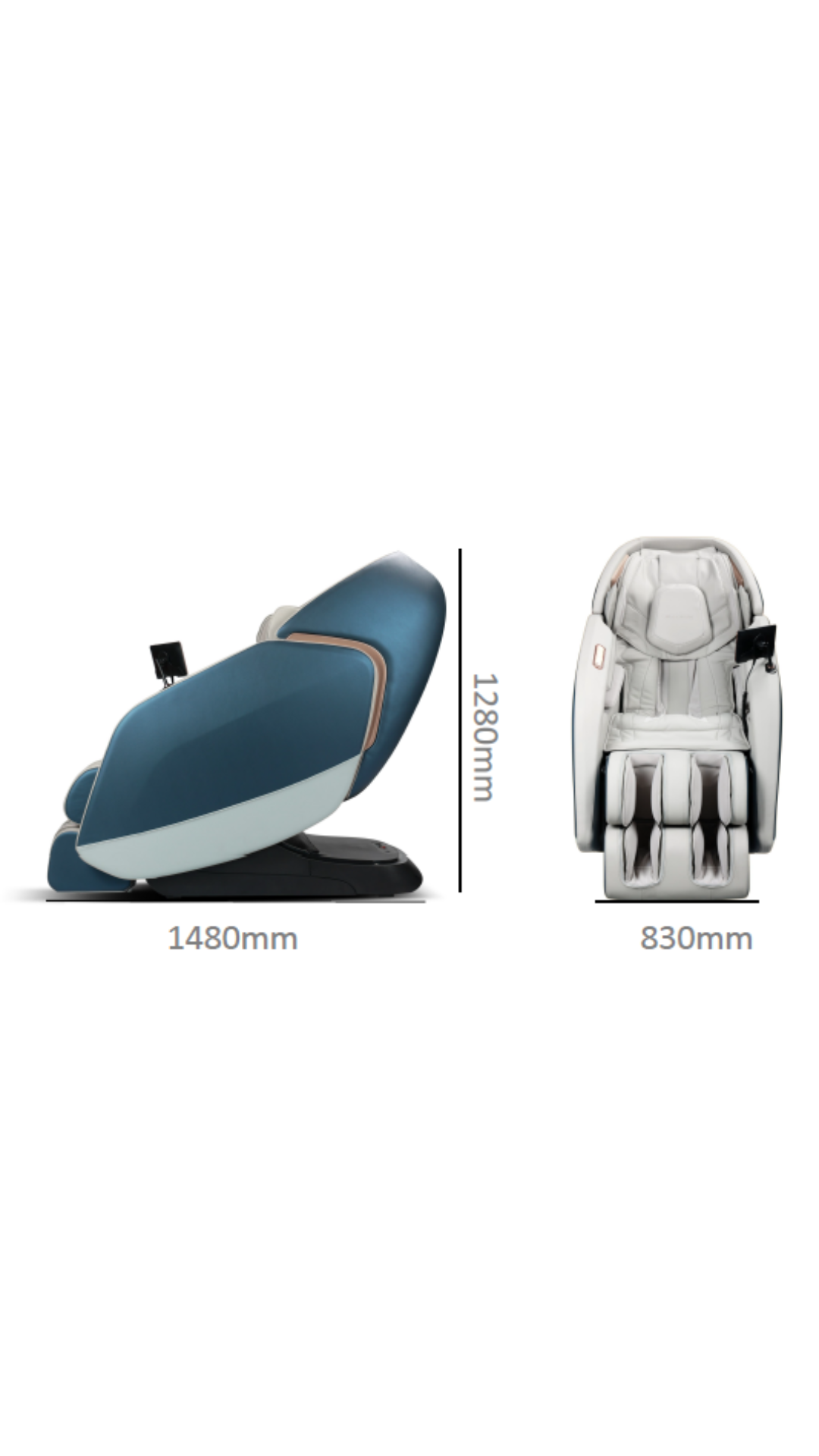 BH-A268 4D Full Body SL Track AI Deep Tissue Massage Chair with Foot Extension and Body Scanning