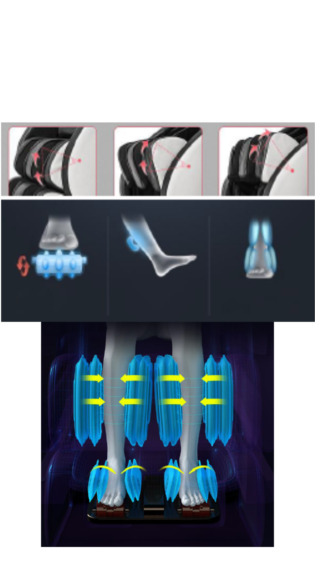 BH-A268 4D Full Body SL Track AI Deep Tissue Massage Chair with Foot Extension and Body Scanning