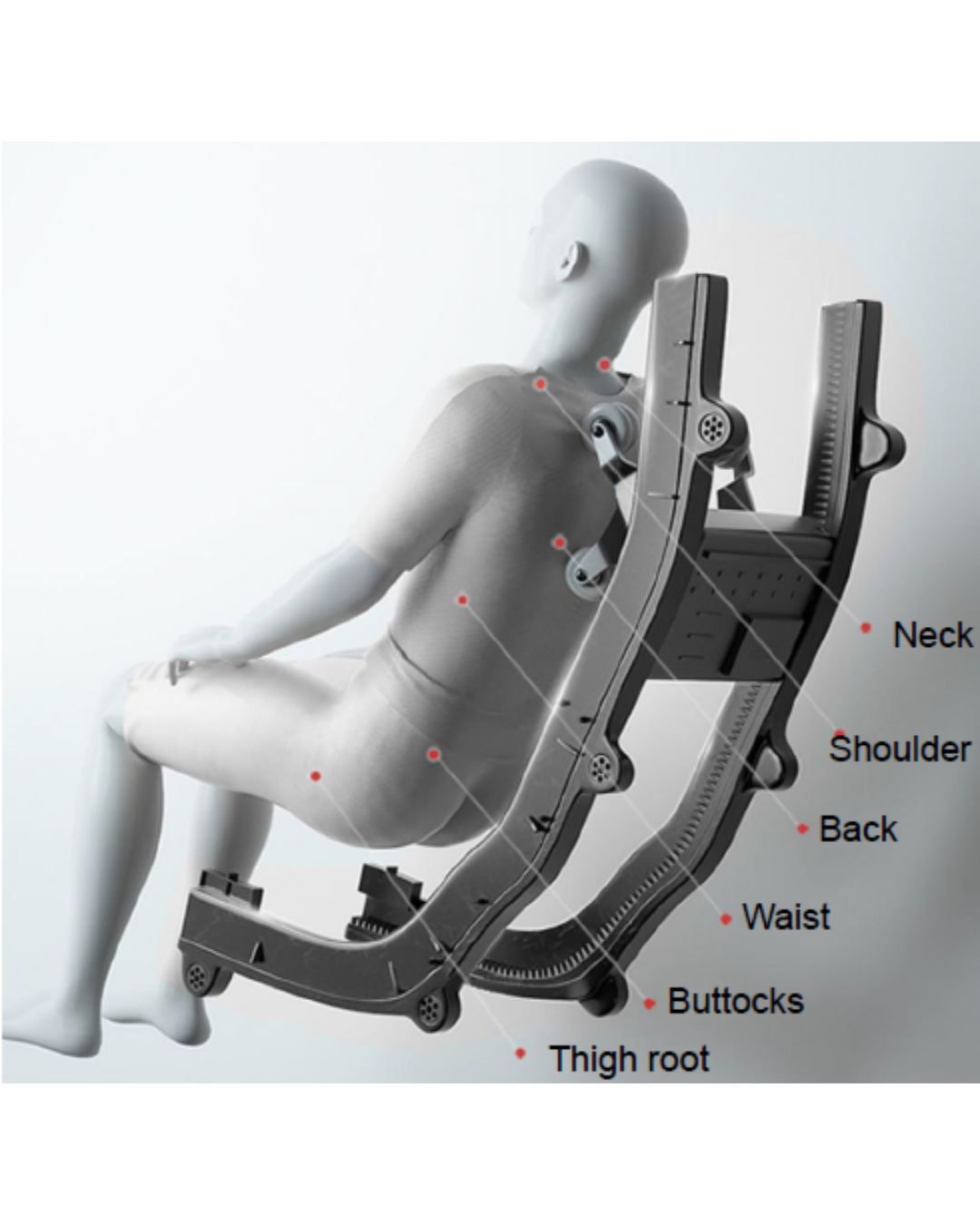 BH-A819 SL Track Heated Zero Gravity Full Body Massage Chair